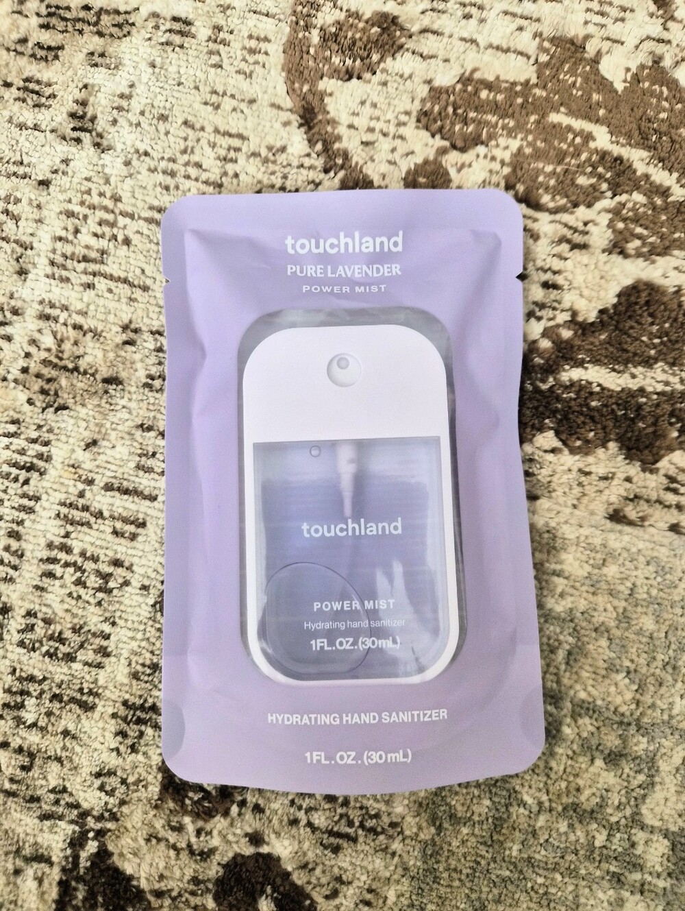 Touchland - Pure Lavender Power Mist Hydrating Hand Sanitizer 1oz. New